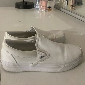 white vans. in great condition just need to be cleaned. only worn three times.
